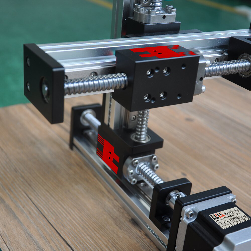 Fafeicy Tavola Lineare XYZ LD40-LM 40x40 Mm – Scorrimento Manuale 3 Assi Alta Precisione 0,02 Mm In Alluminio Per Ottica E Semiconduttori