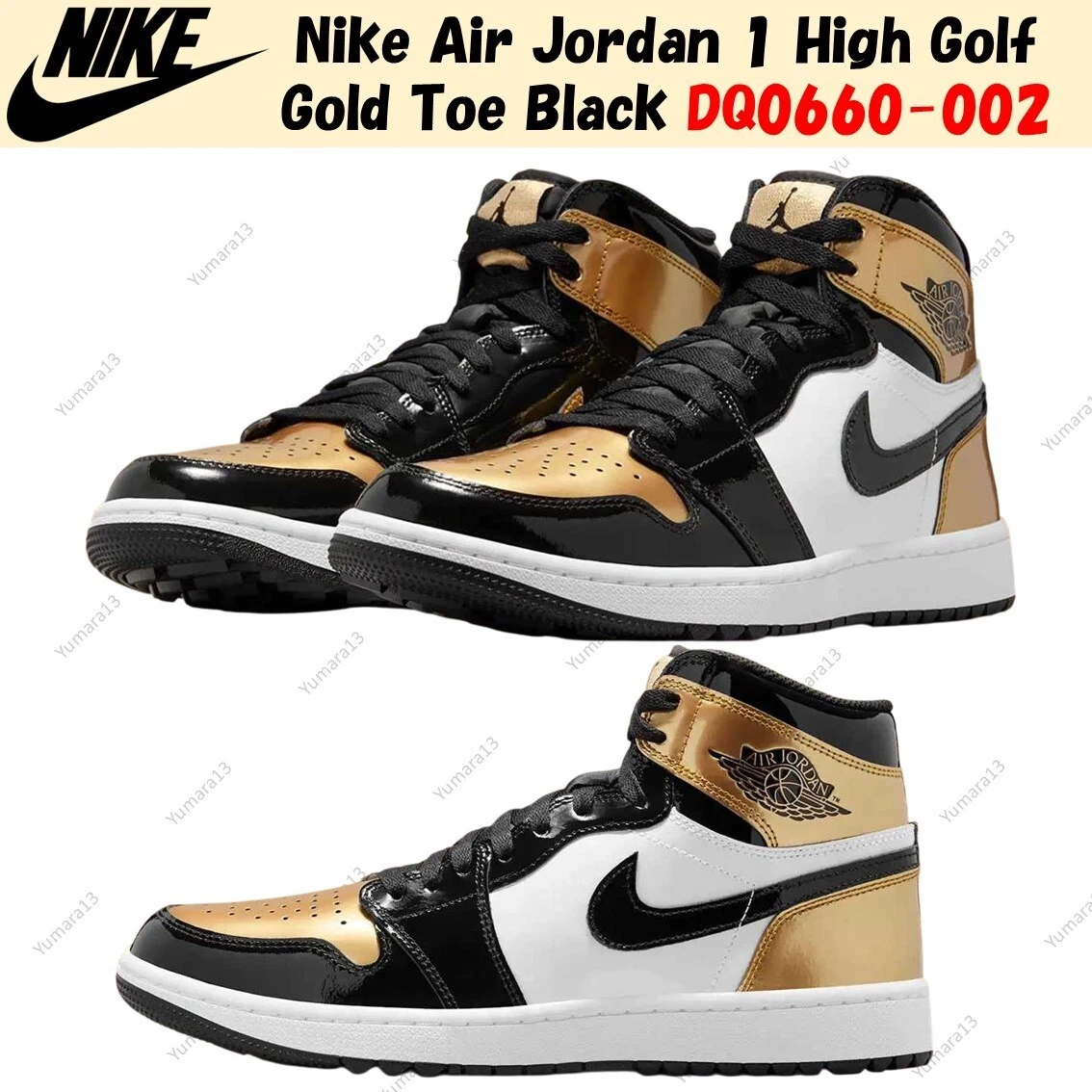 Jordan 1 Golf High Gold Toe for Sale | Authenticity Guaranteed | eBay