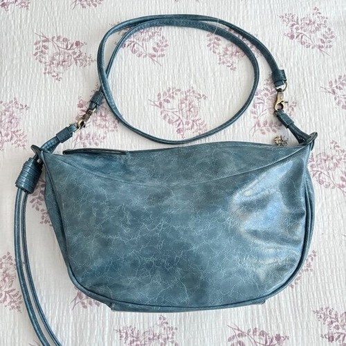 Anthropologie Lucie Faux Leather Crossbody Bag in Teal - Picture 3 of 11
