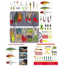 Portable 78-Piece Fishing Lures and Accessories Kit for Every Fishing Adventure