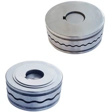 Jewelry Bangle Dapping Die Press Set 14 Wavy 30 Wavy Scallop Pattern