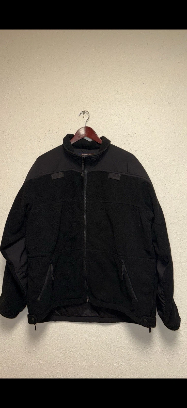 5.11 Tactical Series Black Fleece Full Zip Jacket w/ Zipped Pockets XL 109614 image 10