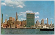 NYC United Nations Secretariat Building Chrysler Alfred Mainzer Postcard