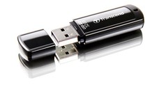 Transcend JetFlash 350 USB 2.0 Flash Drive 32GB 32GB, black
