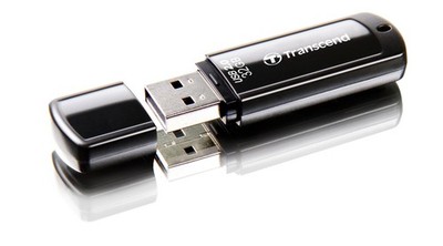 Transcend JetFlash 350 USB 2.0 Flash Drive(32GB) 32GB, black 