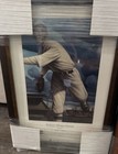 Baseball HOF Framed Art Print Set Babe Ruth Walter Johnson Mel Ott Grove — photo 2