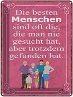 Blechschild 40X30 Cm Die Besten Menschen Sind Oft Spruch Zitat Deko Geschenk Met