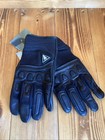 Racer Windy 2 Black Motorcycle Motorbike Scooter Gloves Leather Mesh Summer