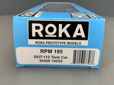 HO ROKA Models DOT-112 Spiral Tank Car SHQX 10525 NIB! HO7969 | eBay