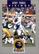1989 Vikings Police #2 Henry Thomas - FB