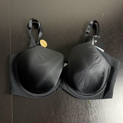 NWT WACOAL Size 42C Black Ultimate Side Smoother Underwire Bra Style 853281