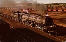 Missabe 234 2-8-8-4 Iron Range Railway Postcard Chrome