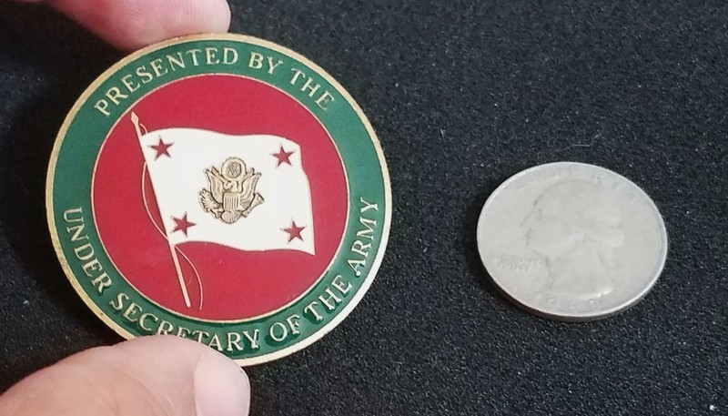 RARE 4 Star General Under Secretary of the Army SecArmy Departmen Challenge Coin