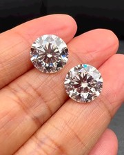 CERTIFIED 2.Ct Natural Diamond D Grade Round Cut White Color LOOSE VVS1