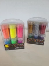 2 GLITTER - Ultra Fine Polyester Craft Scrapbooking Holographic Garment Quality