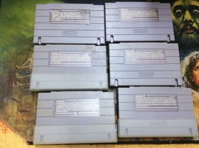 LOT OF 6 SUPER NINTENDO SNES GAMES GAME LOT