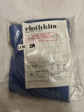 Vintage Clothkits Children's Blue Cotton Trousers with Patch Pockets New In Bag