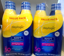 Daylogic Sport Continuous Spray Sunscreen SPF 50 5.5 oz 4-PACK 2.91 per gallon