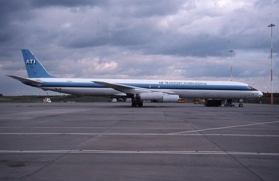 AIRCRAFT SLIDE N3680  AIR TRANSPORT INTL  DOUGLAS DC8  reg  N786AL