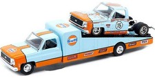 1973 Chevrolet C30 Wedge Truck And 1978 Chevrolet Silverado 10 Bedless Gulf 164