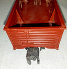 American Flyer #24106 PRR Gondola with knuckle couplers, unpainted Tuscan Red — photo 6