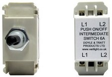 VARILIGHT MPINT INTERMEDIATE PUSH-ON/OFF SWITCH MODULE6A