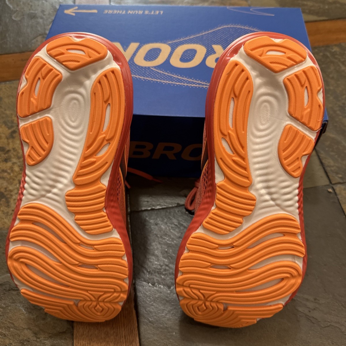 Brooks Glycerin 22 Mens 110445 1D 637 Size 12 Medium /D Burnt Sienna/ Orange Brooks Glycerin 22 Orange - Nightlife - White – Fit2Run main image 4