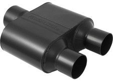 Flowmaster 8430152 Super 10 Series Chambered Muffler 3 Center In2.5 Dual Out