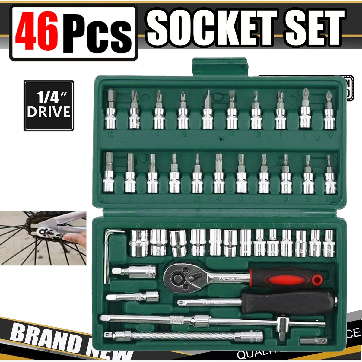 Juego De 10 Brocas Tipo Torx De 1/4" Para Zócalo Corto (stubby) - VIM Tools - Uso Automotriz
