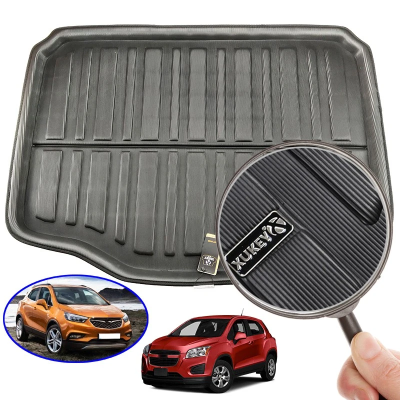 Alfombrilla de maletero con bandeja de maletero de carga de alta resistencia para 13-22 Buick Encore Chevrolet Trax Foto 3 de 4