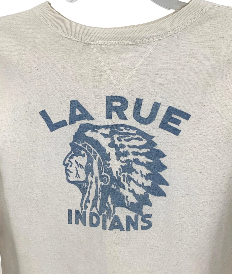 Vintage 50’s Single V Cotton Sweatshirt small size see measurements - Image 4 of 4