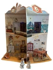 Vintage 1995 Three Dimensional 3D Pop Up Edwardian Doll house Book