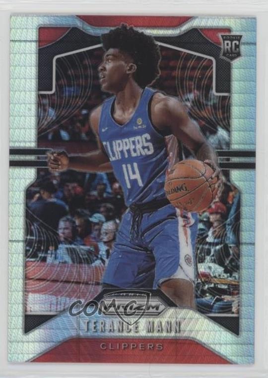 2019-20 Panini Prizm Rookie Hyper Prizm Terance Mann #296 f9y