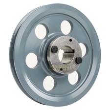 Cast Iron 8.25" Single Groove Pulley Belt A Section 4L 1-3/16" Sheave Bushing