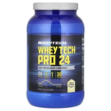 2 X BodyTech, Whey Tech Pro 24, Vanilla Ice Cream, 2 lbs (907 g)