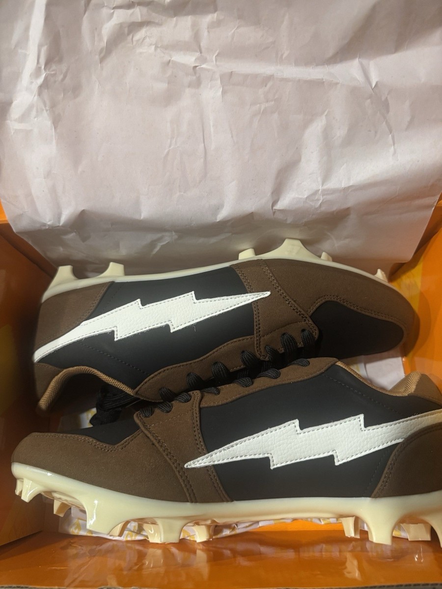 Cornelius Enzo Football cleats Black Brown Travis Scott Men's Size