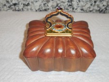 JAY STRONGWATER HAND CARVED ORNATE BOX WITH JEWELED FINIAL
