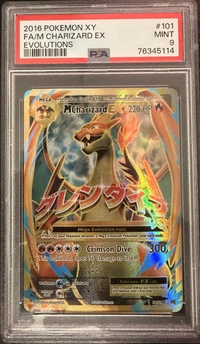 M Charizard-EX graded PSA 9 for sale on eBay