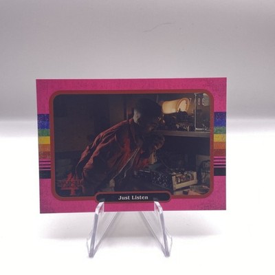 2023 Topps Stranger Things Zerocool Just Listen /86 Pink #50