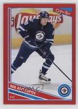2013-14 O-Pee-Chee Wrapper Redemption Red Border Nik Antropov #36 1r5