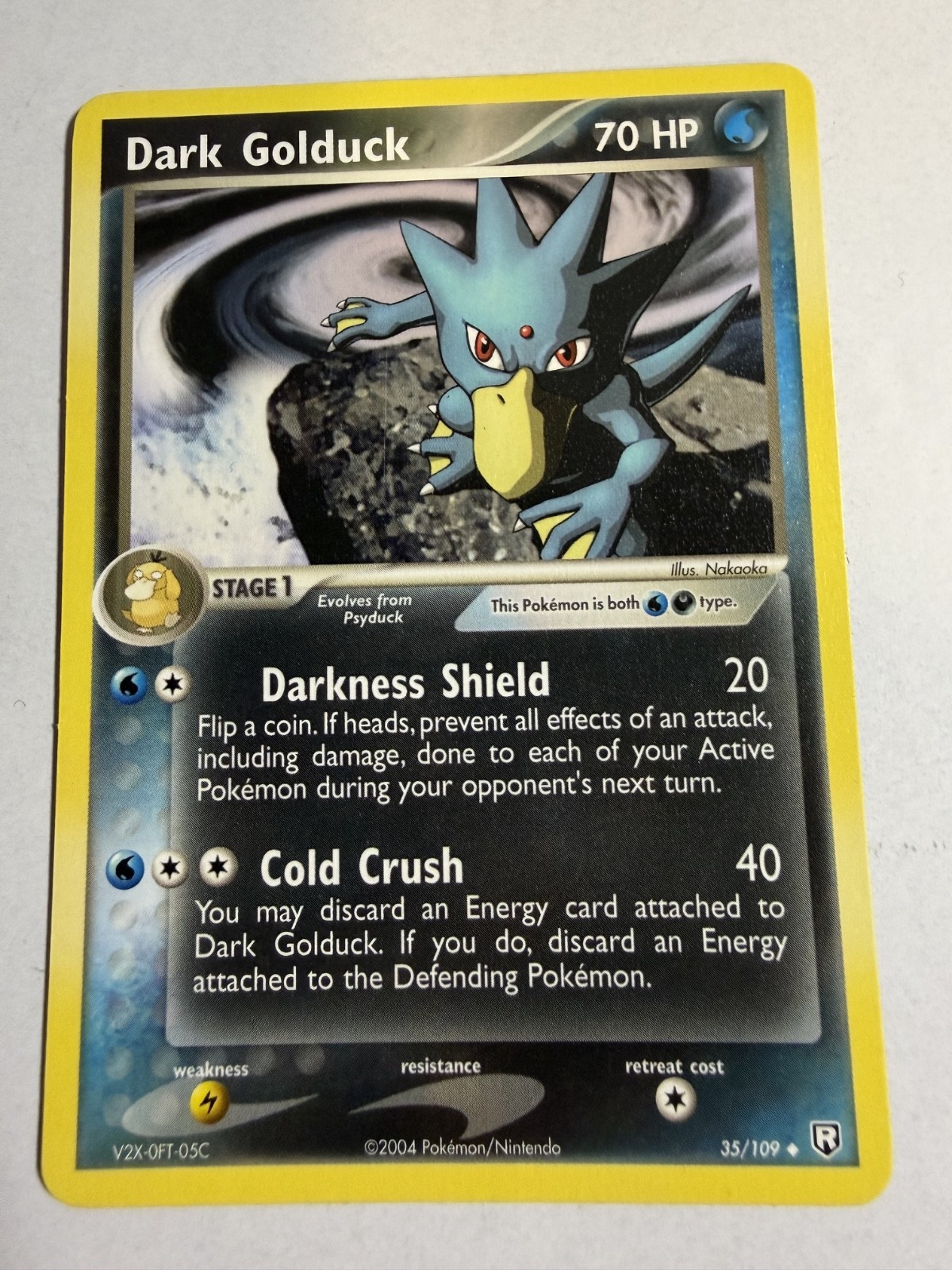 Pokemon Card EX Team Rocket Returns Dark Golduck 35/109 NM
