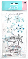 Snowflakes Winter Jolee's Stickers Scrapbooking Card Journal