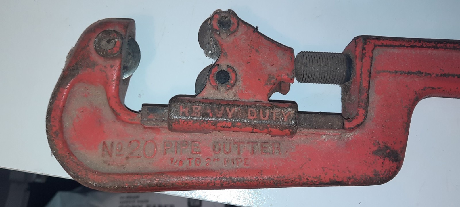 Toledo Tools No. 20 HD Pipe Cutter. 1/8 To 2 Inch Pipe.