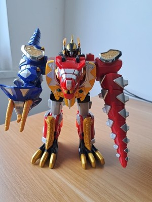 Bandai Power Rangers Dino Thunder DX Thundersaurus Megazord; gebraucht, komplett