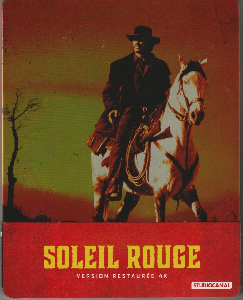STEELBOOK BLU-RAY 4K + BLU-RAY "SOLEIL ROUGE", DE TERENCE YOUNG, CHARLES BRONSON - Photo 1/4