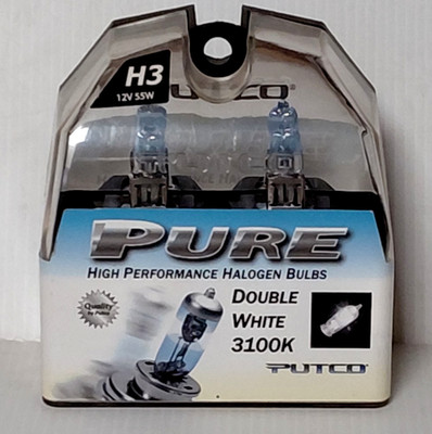 Putco Headlights Double White H3 - Halogen 3100K Authorized Distributor