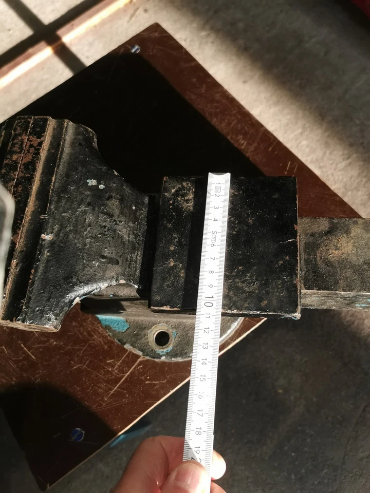 150mm Parallel Schraubstock Werkbankschraubstock mit Amboss 140mm Spannweite Top - Bild 2 von 4