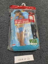 6 Pack Fruit of the Loom Women's Cotton Boy Shorts Assorted Size 5/s, New