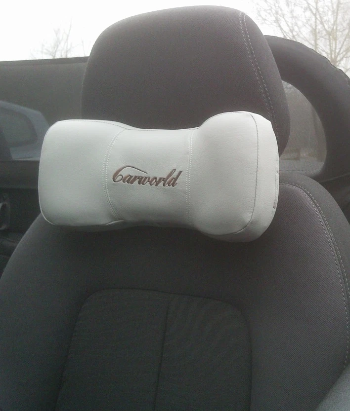 Neck support top pillow for car