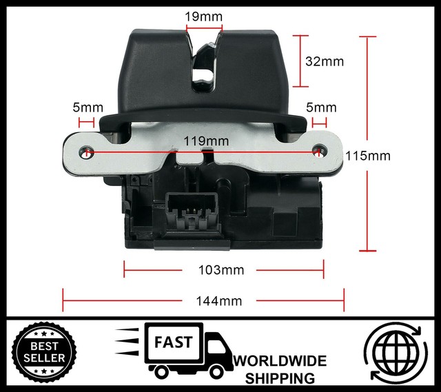 FOR Ford Fiesta Mk6, BMax Tailgate Boot Lid Catch Latch Lock Actuator eBay